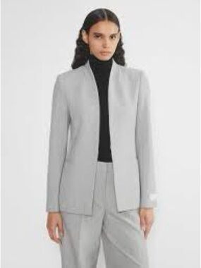 Babaton - Aritzia - Light Grey Women’s Open-Front Blazer